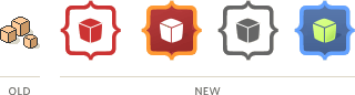 old and new logos